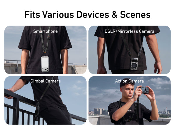 Telesin DisAdv Quick-Release Camera Strap