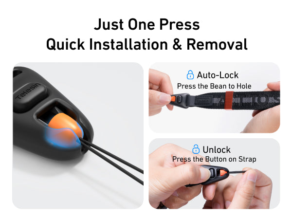 Telesin DisAdv Quick-Release Camera Strap
