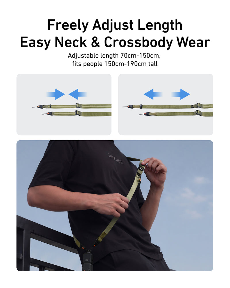 Telesin DisAdv Quick-Release Camera Strap