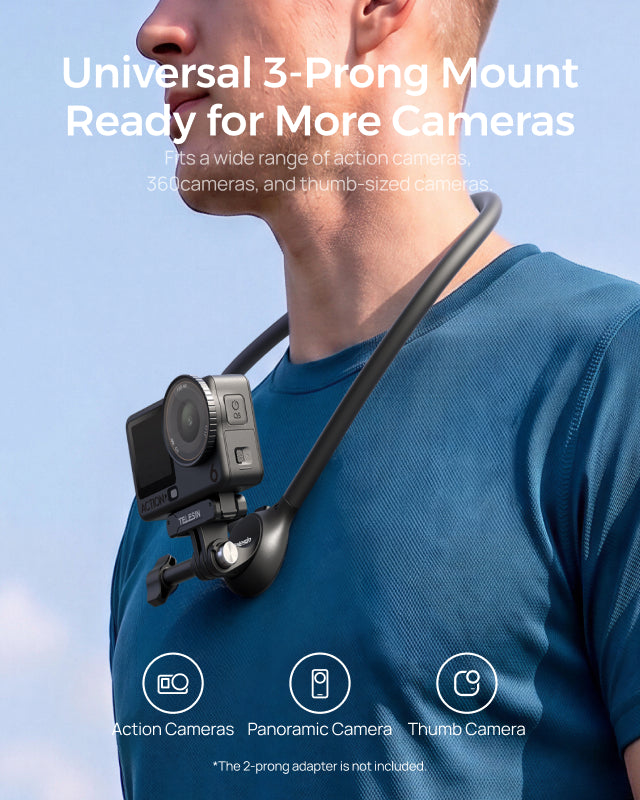Telesin SE 3 Base Action Camera Neck Mount