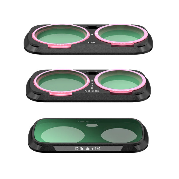 Telesin 3-Piece Filter Kit for Insta360 Luna Ultra