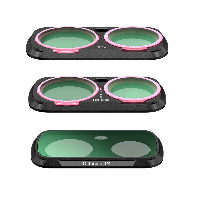 Telesin 3-Piece Filter Kit for Insta360 Luna Ultra