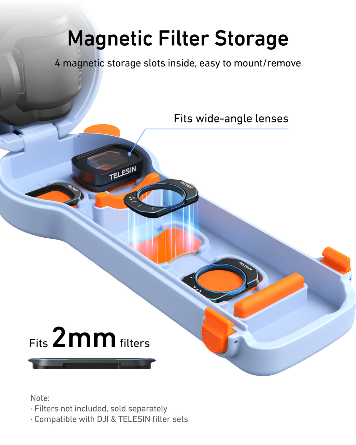 Telesin DisAdv Protective Case for DJI Osmo Pocket 3