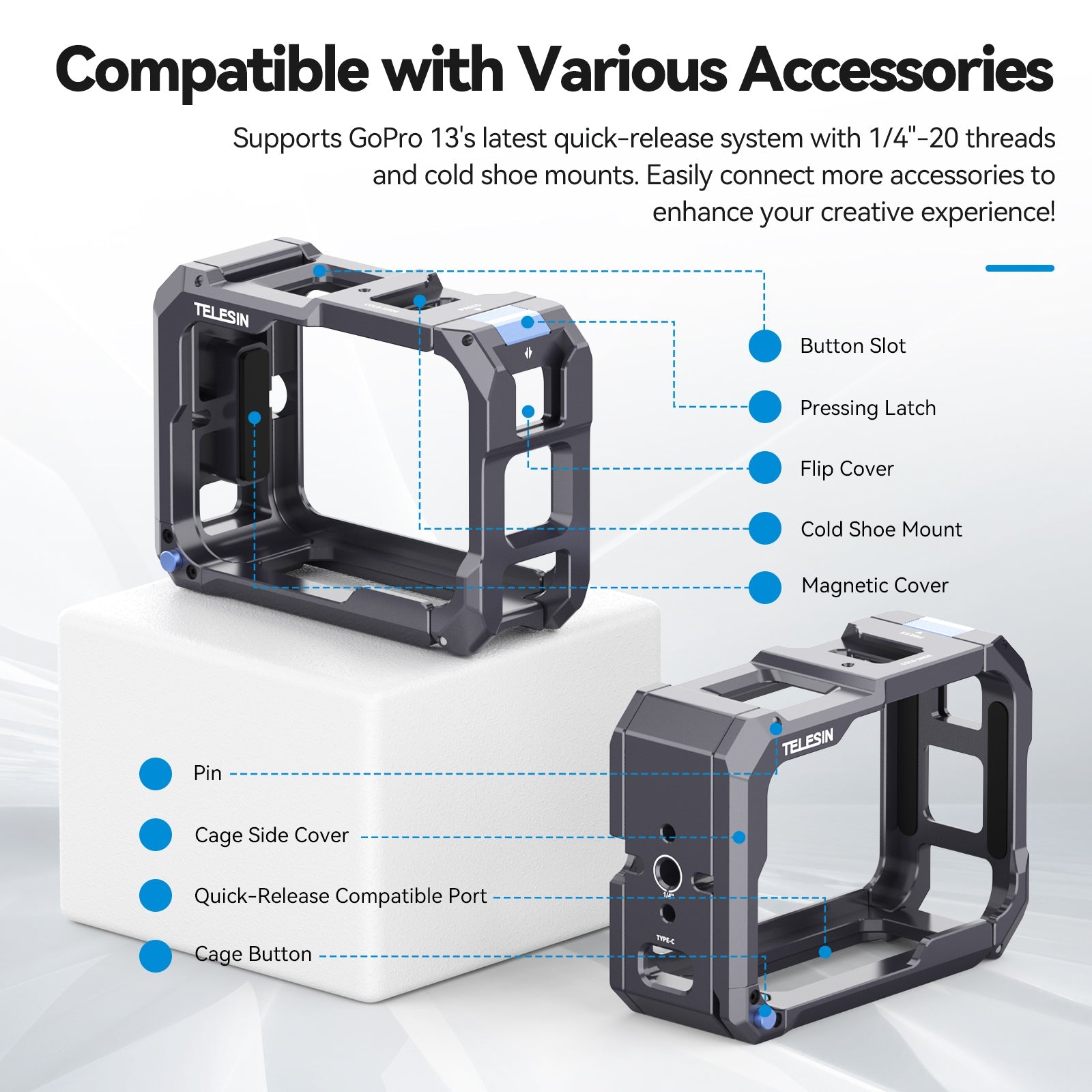 Sport Extension FOR Gopro 9-13 telesinstore