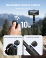 Telesin 4-in-1 Magnetic Selfie Stick with Carabiner