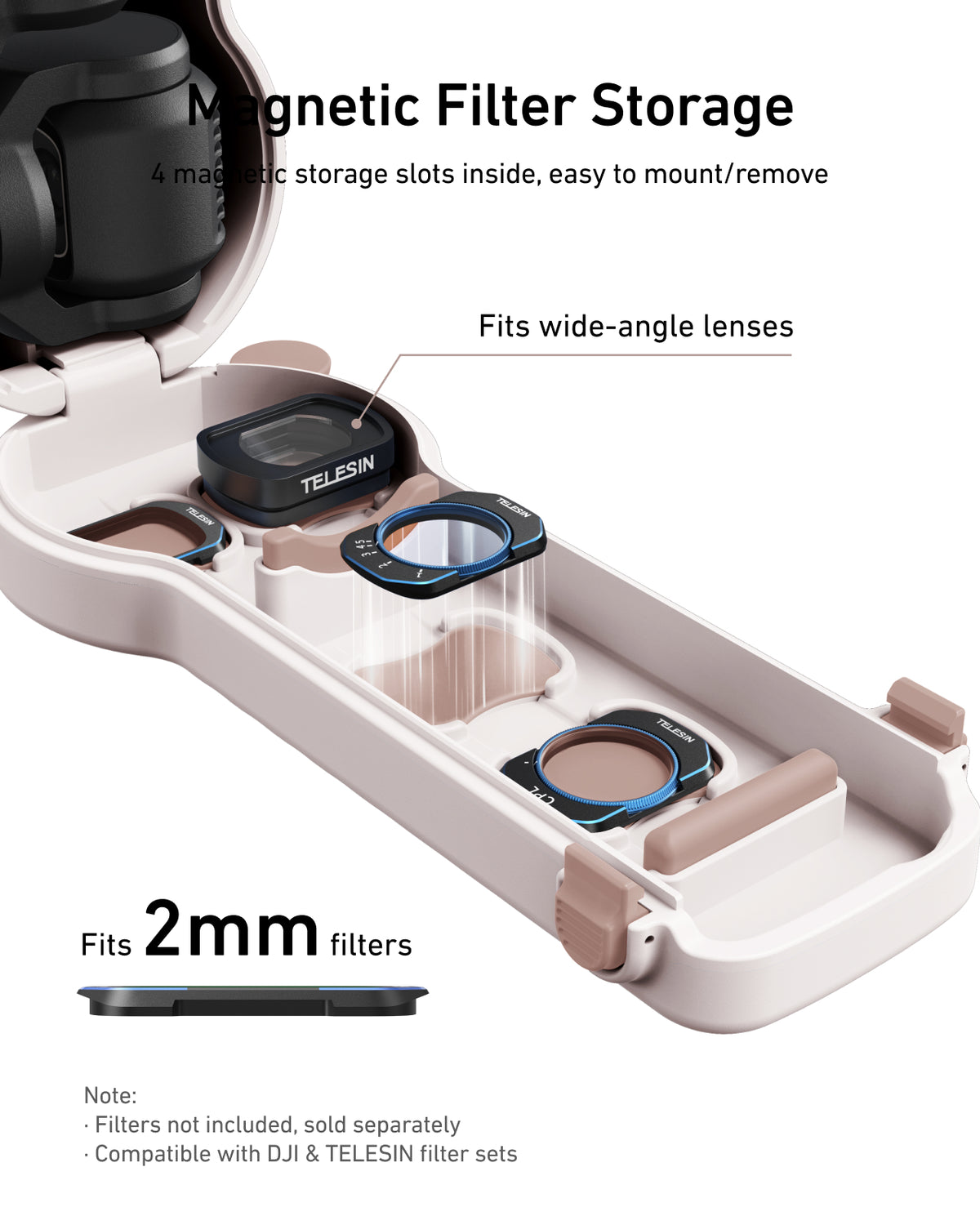 Telesin DisAdv Case for DJI Osmo Pocket 4