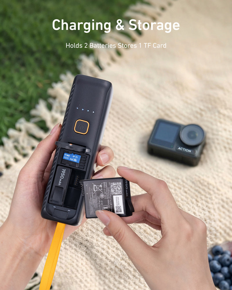 Portable Power Battery for Action 6/5 Pro/4/3/Osmo 360 & Smartphones