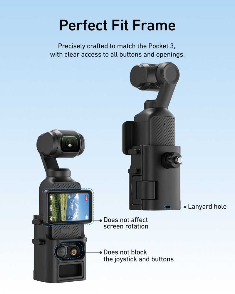Telesin For Pocket3 Quick-release Backpack Mount telesinstore