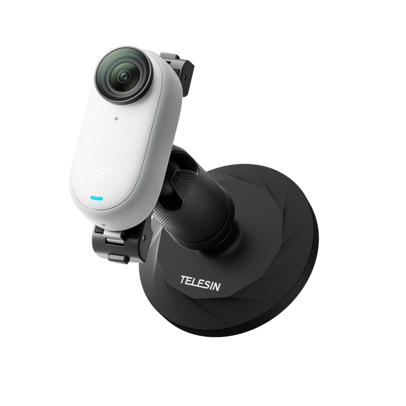 Telesin Magnetic Base Steering Bracket for Insta360 GO 3