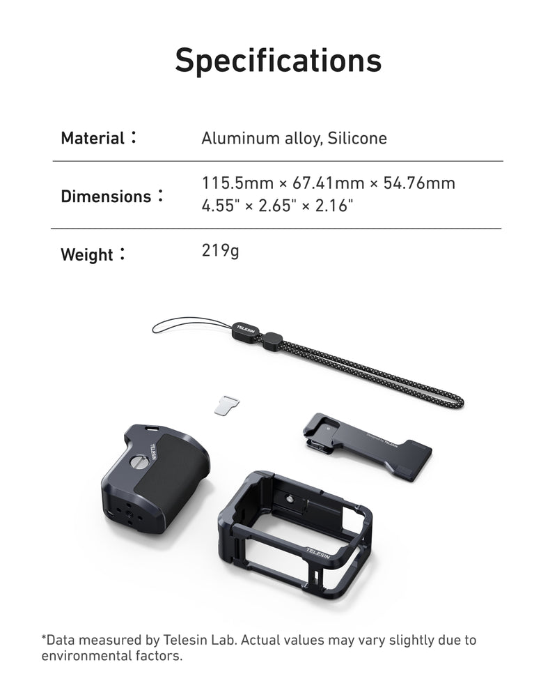 TELESIN StreetGrip Kit for Action 6