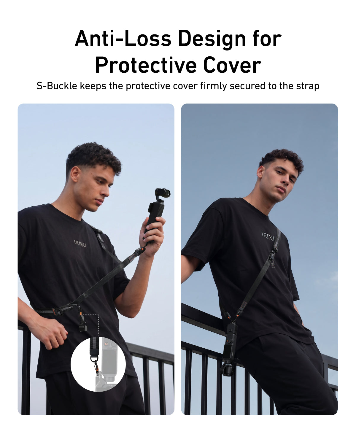 Telesin DisAdv Quick-Release Camera Strap