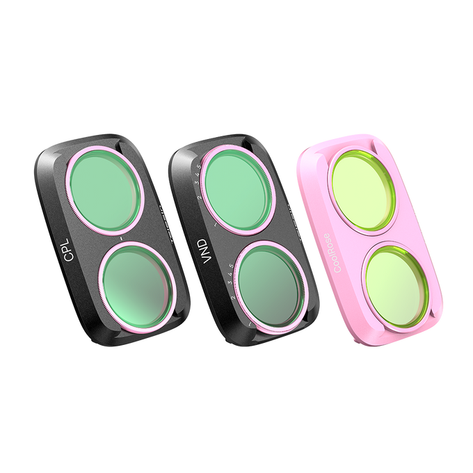 Telesin Pocket 4P Filter Kit Cool Rose +CPL +VND