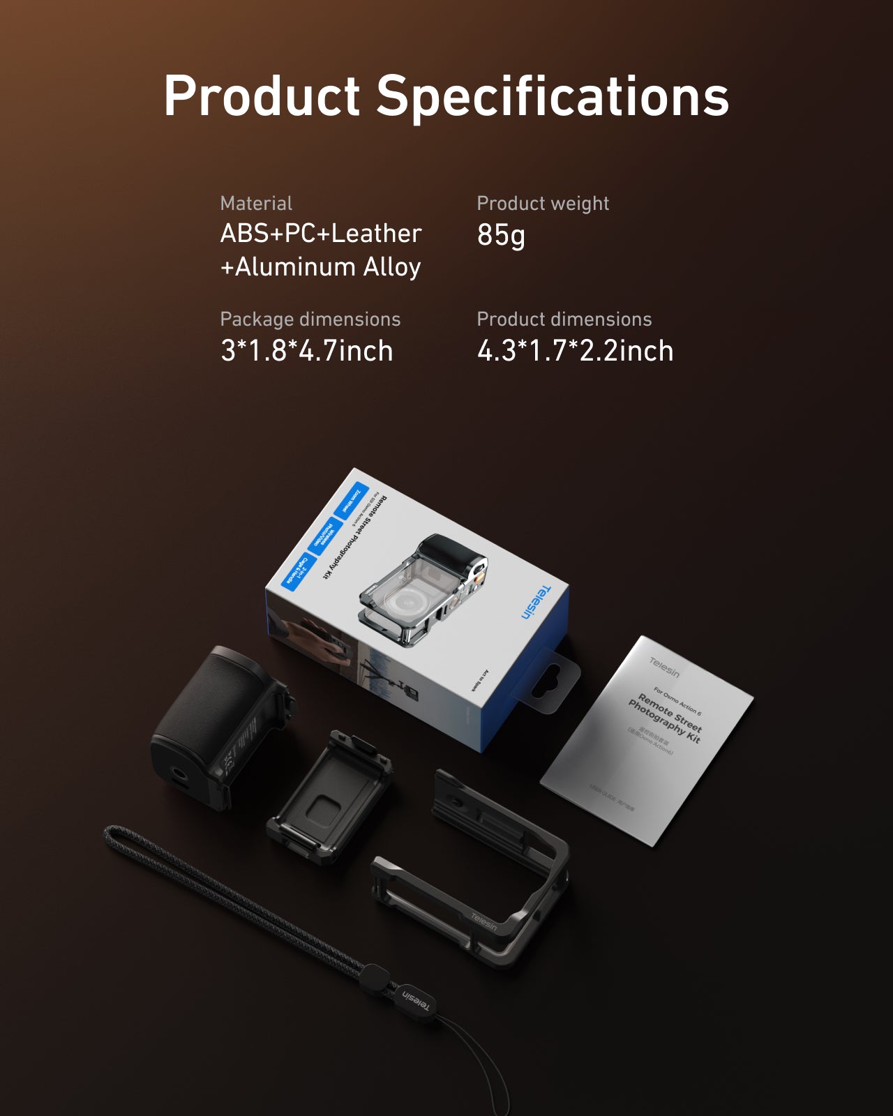 Telesin Remote Street Photography Kit For Action 6