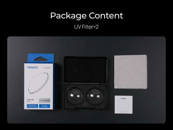 Telesin UV Filter Kit for Insta360 X6