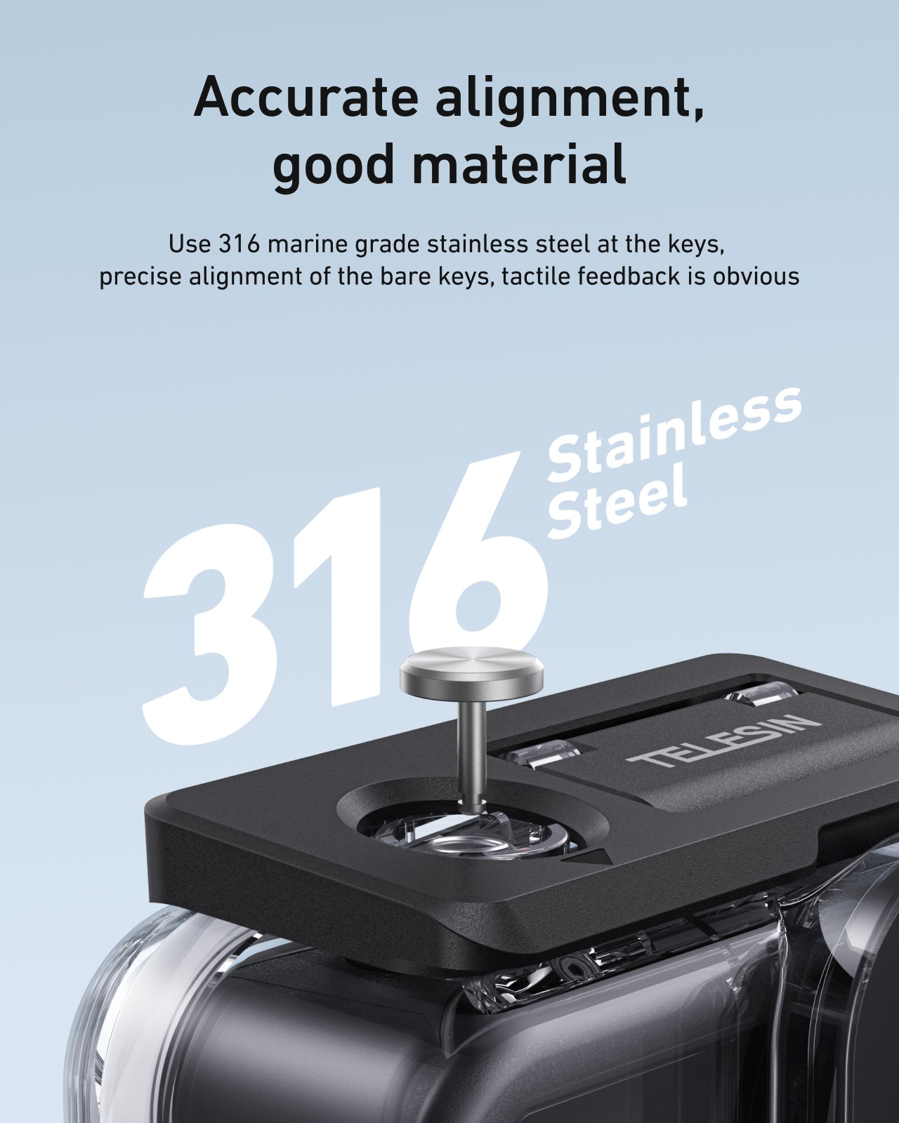 60m Waterproof Case For DJI Osmo Action 6