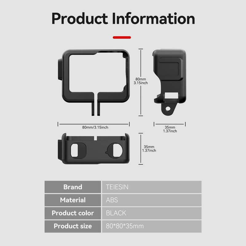 TELESIN Plastic Rabbit Cage Frame for Insta360 Ace TELESIN