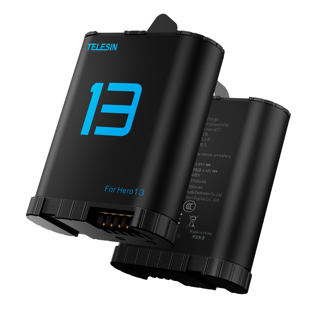 Telesin Rechargeable Lithium-ion Battery For Hero 13