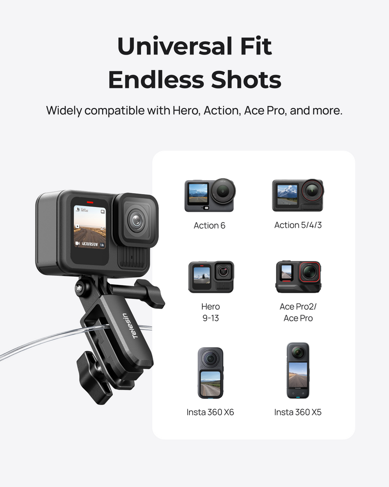 Telesin Motorcycle Windshield Camera Mount