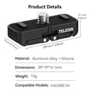 Telesin Dual Mount Adapter For Insta360 X4 telesinstore