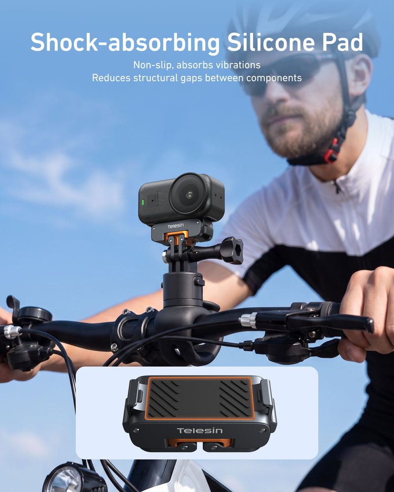 Telesin 360° Rotatable Magnetic Quick-Release Mount For DJI Osmo Action 6 / Osmo Nano