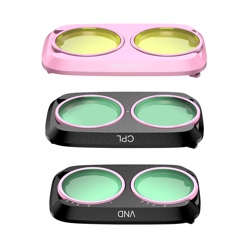 Telesin Pocket 4 Pro Filter Kit Cool Rose&CPL&VND