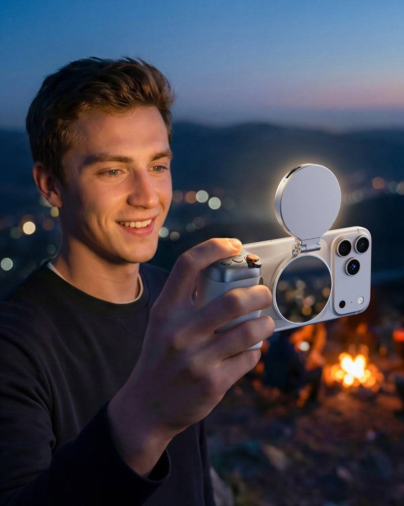 TELESIN RGB Magnetic Selfie Ring Light for makeup tutorials