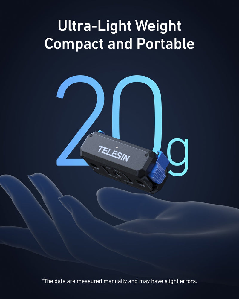 TELESIN Magnetic Quick-Release Charging Adapter Mount for DJI Osmo Nano telesinstore