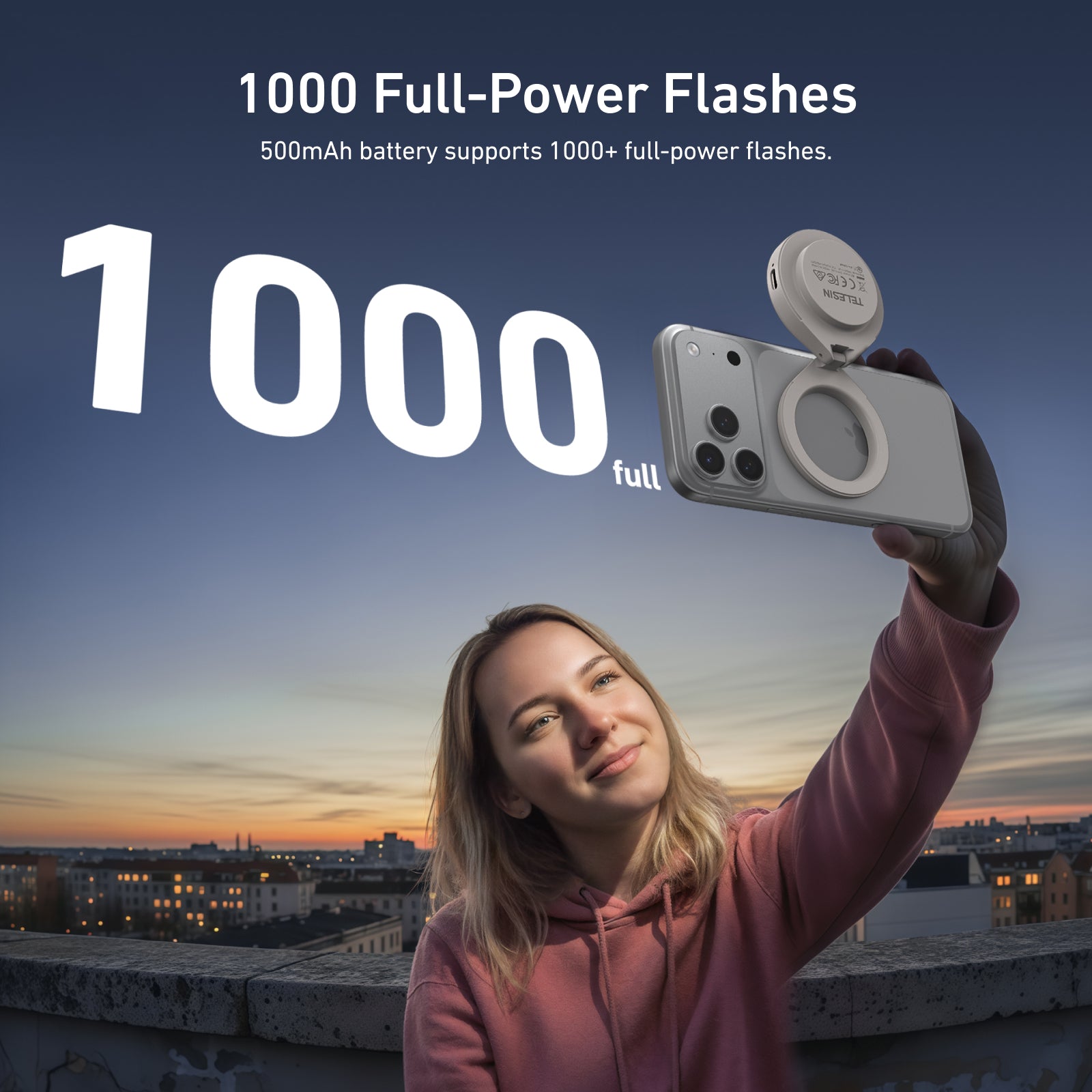 TELESIN Magnetic Flashlight for iPhone telesinstore