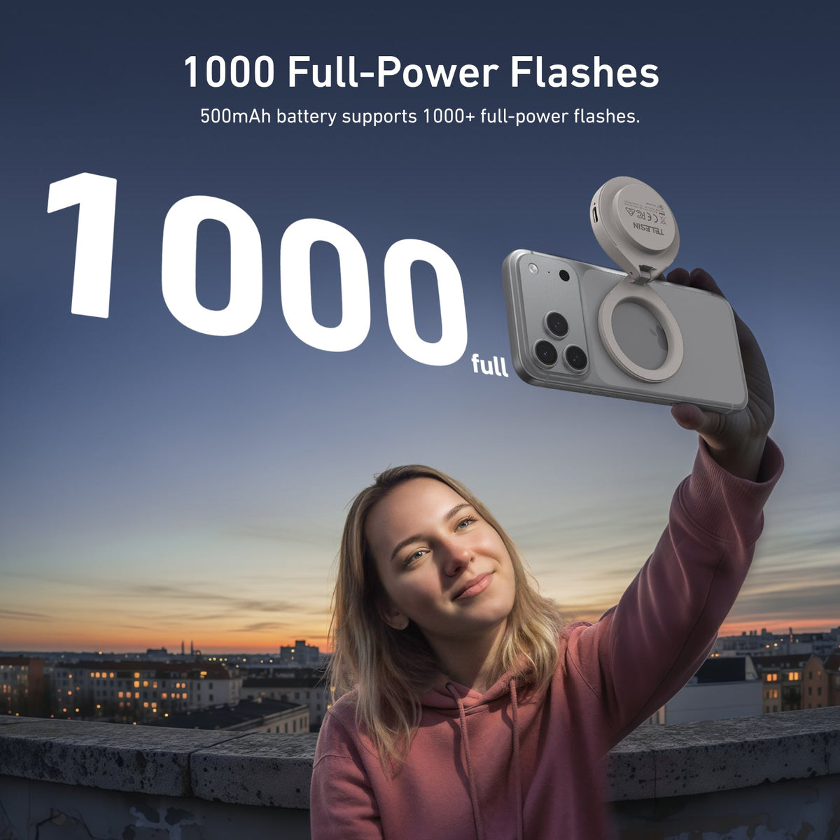 TELESIN Magnetic Flashlight for iPhone telesinstore