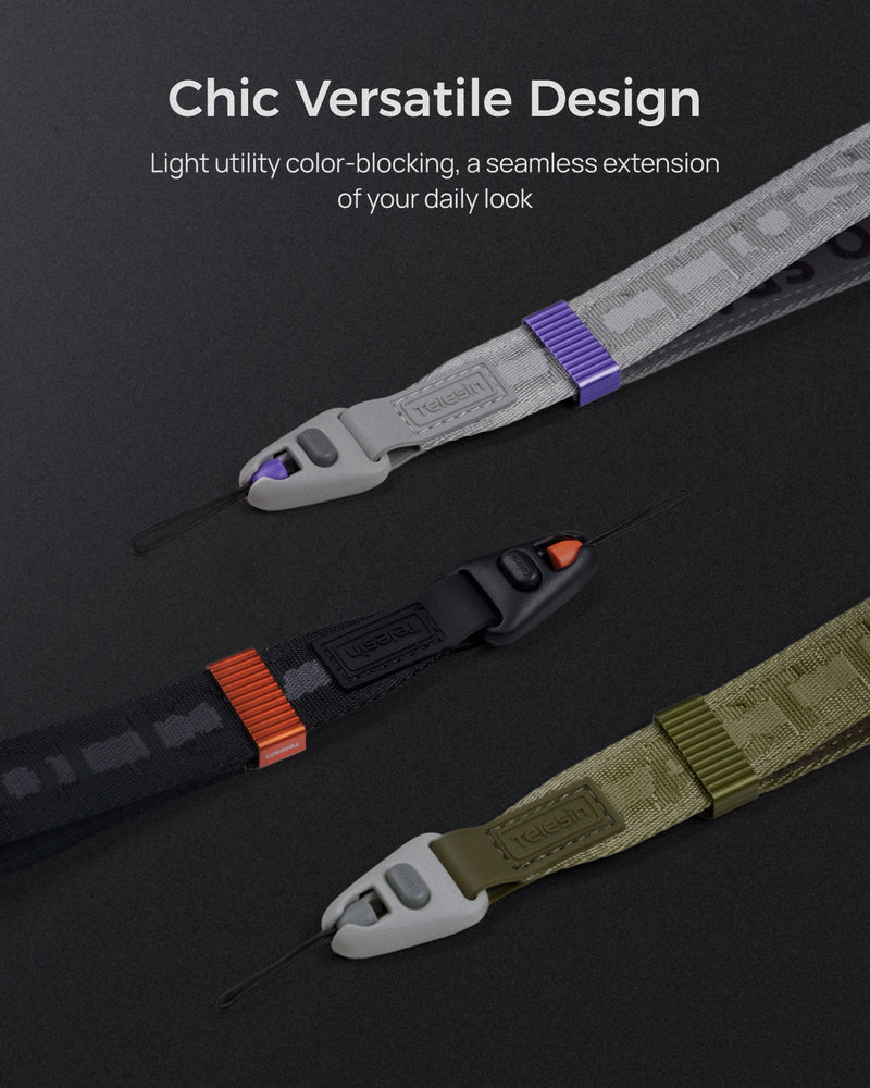 Telesin Quick-Release Universal Wrist Strap - Nylon Webbing