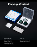 Telesin Nano Series Camera Filter Kit