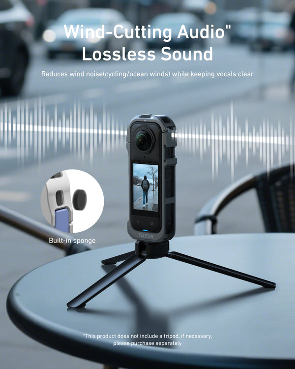 TELESIN Full Cage Protection for Insta360 X5 telesinstore