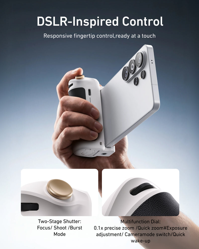 Telesin 3-in-1 Charging Camera Grip