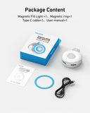 TELESIN RGB Magnetic Selfie Ring Light for makeup tutorials