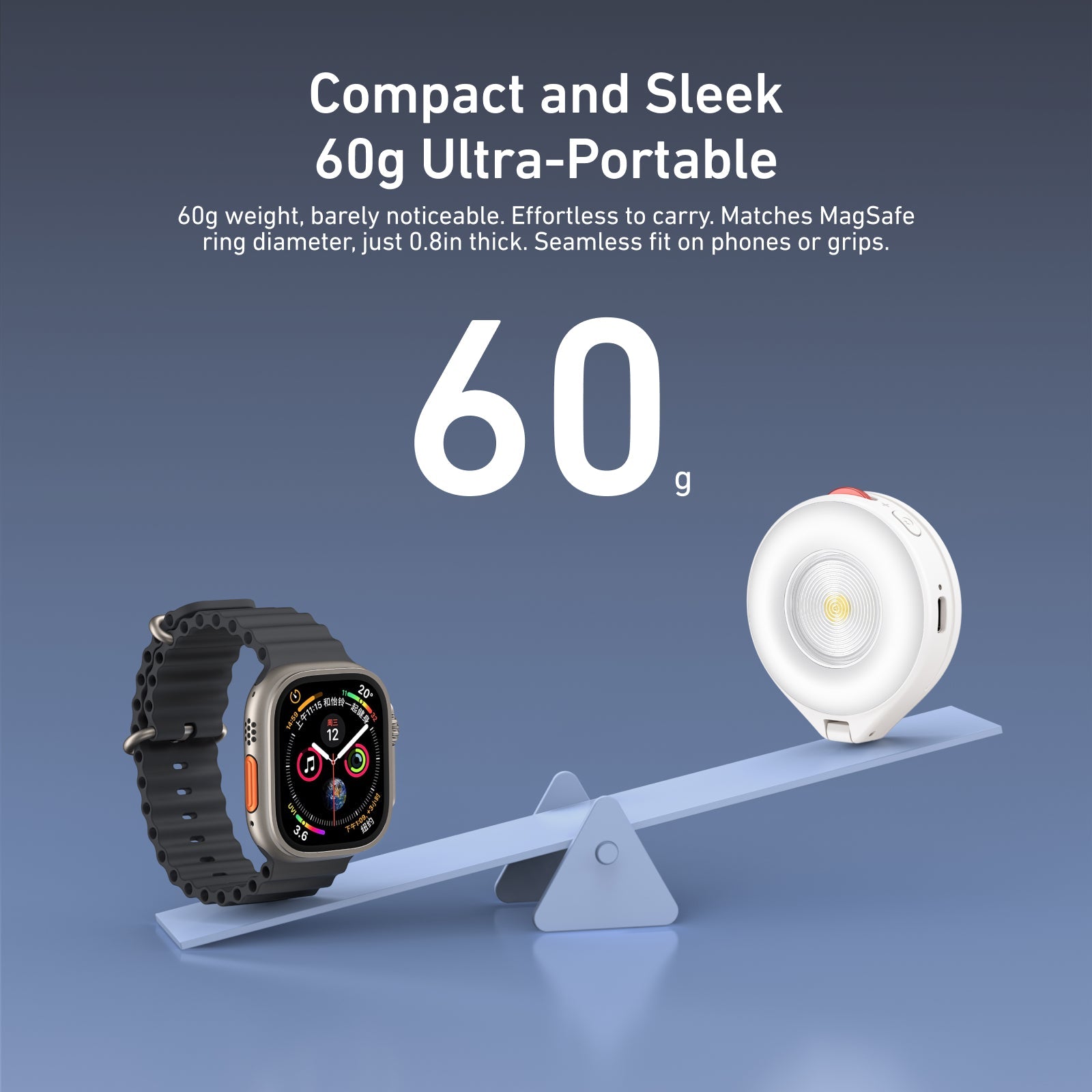 TELESIN Magnetic Flashlight for iPhone telesinstore