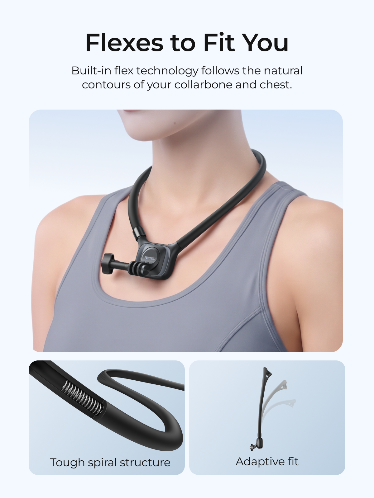 Telesin SE 3 Action Camera Neck Mount