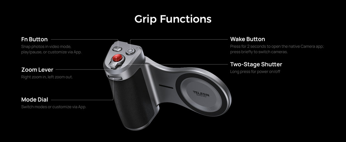 Telesin Master Grip Kit for iPhone 18 Pro Series