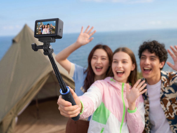 Telesin 65cm One-Button Open Tripod Selfie Stick (Trident Base)