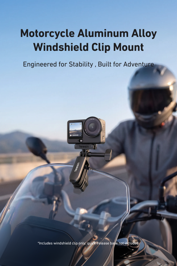 Telesin Motorcycle Windshield Camera Mount