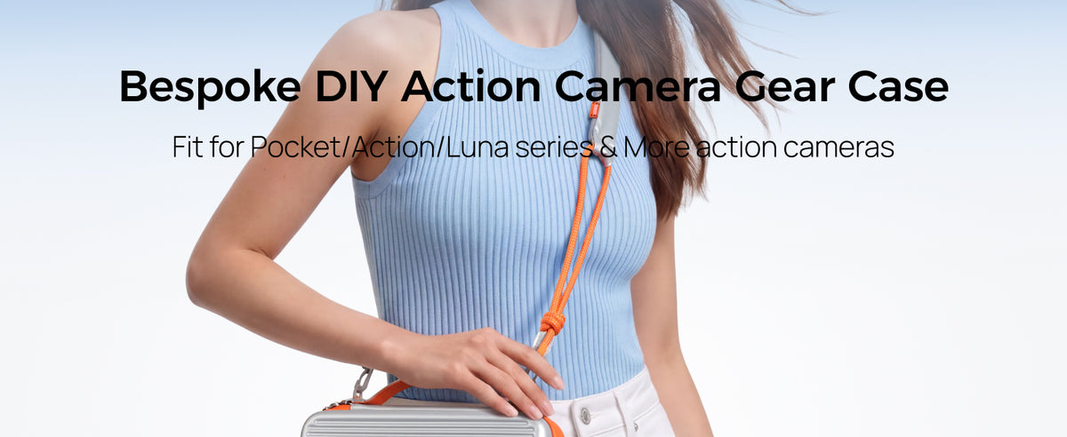 Telesin DisAdv DIY Accessory Storage Bag for Action Cameras