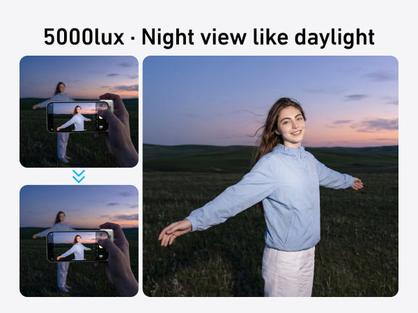 Telesin Fill-Light Selfie Handle for Smartphones