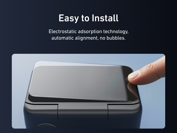Telesin Tempered Glass Screen Protector for Insta360 GO Ultra