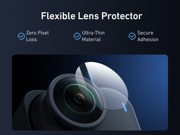Telesin Tempered Glass Screen Protector for Insta360 GO Ultra