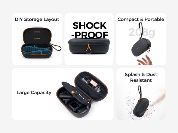 Telesin All-in-One Carrying Case for Action Camera & Gimbal