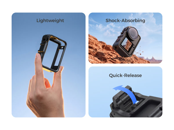 Telesin Plastic Cage for DJI Osmo Action 6