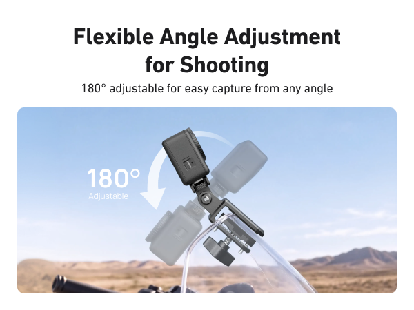 Telesin Motorcycle Windshield Camera Mount