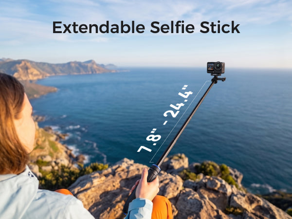 Telesin 65cm One-Button Open Tripod Selfie Stick (Trident Base)