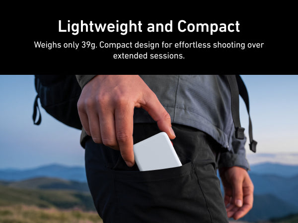Telesin Magnetic Quick-Release Fill Light for DJI Action 6 / Nano