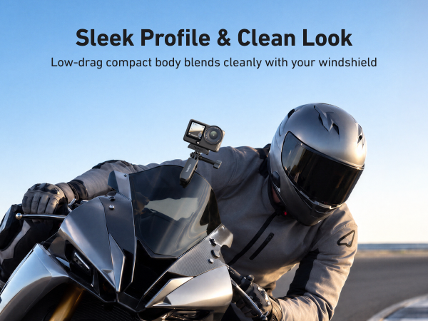 Telesin Motorcycle Windshield Camera Mount