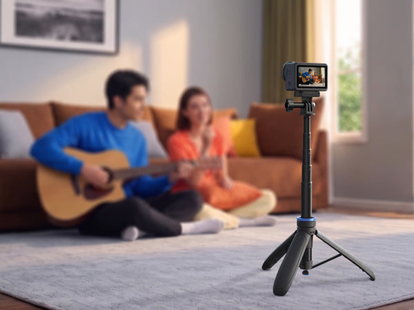 Telesin 65cm One-Button Open Tripod Selfie Stick (Trident Base)